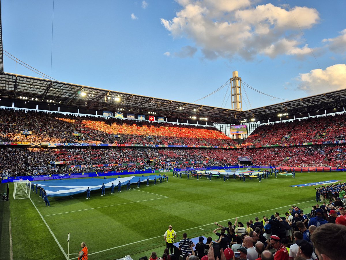 Shakapero's tweet image. Match #449 

📆 19/06/2024
🇩🇪 Köln, Deutschland
🏟 Müngersdorfer Stadion
⚽️ Suisse v Scotland
🏆 Euro 2024
🥅 1-1 

Ambiance folle, j&apos;ai clairement perdu un tympan pendant l&apos;hymne, c&apos;était beau 🏴󠁧󠁢󠁳󠁣󠁴󠁿

#SCOSWI #Euro2024