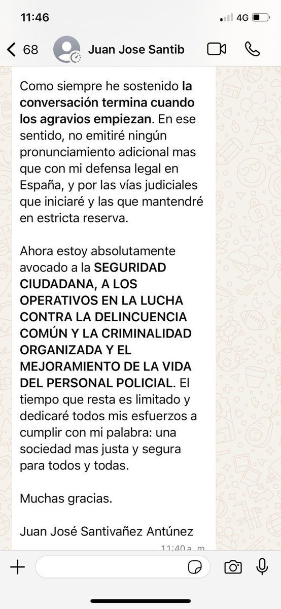 julianaoxenford's tweet photo. Hoy en @Bunker_pe , le pedimos una entrevista al Ministro del Interior y esto fue lo que le respondió a mi productora. Parece que se ha dedicado el día entero en redactar tamaña justificación. En fin. Se los dejo aquí. https://t.co/v6VSbIfjkE