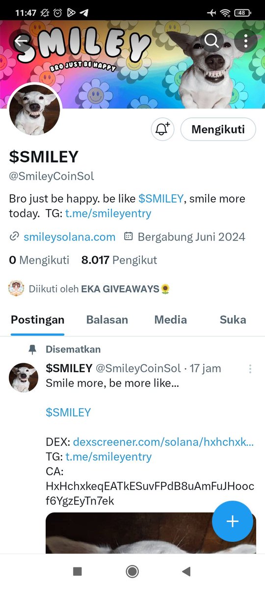 Nabielmd's tweet photo. @Bang_Garr @SmileyCoinSol https://t.co/RN2w4aKRpN