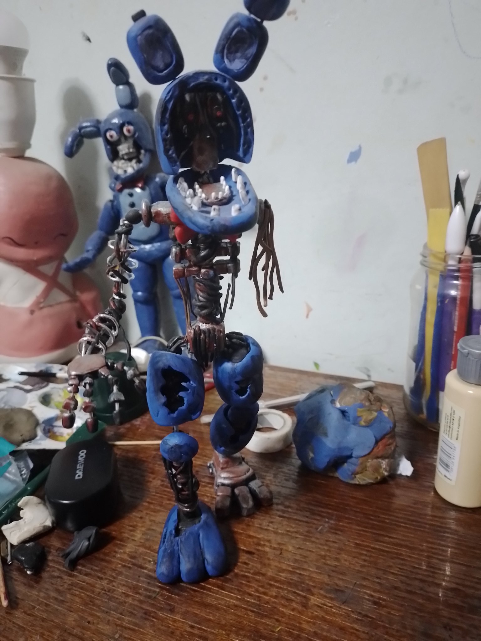 fnaf ignited Bonnie フィギュア IGNITED BONNIE AND CHICA FIGURES (TJOC,FNAF) - YouTube