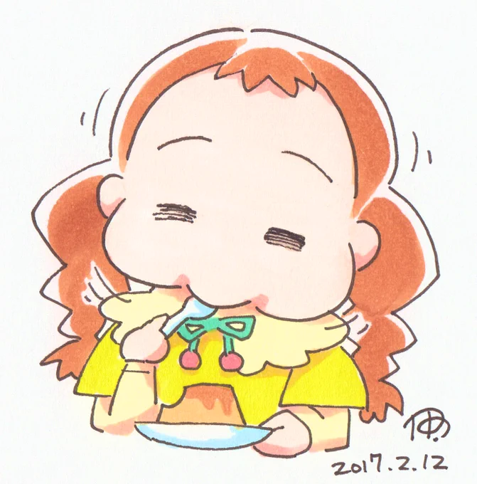 #このタグを見た人は黙って食べ物を持ったキャラを貼る 
