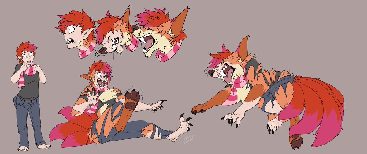 What a pretty scarf you have 😀
Comm for @/Synnymon1