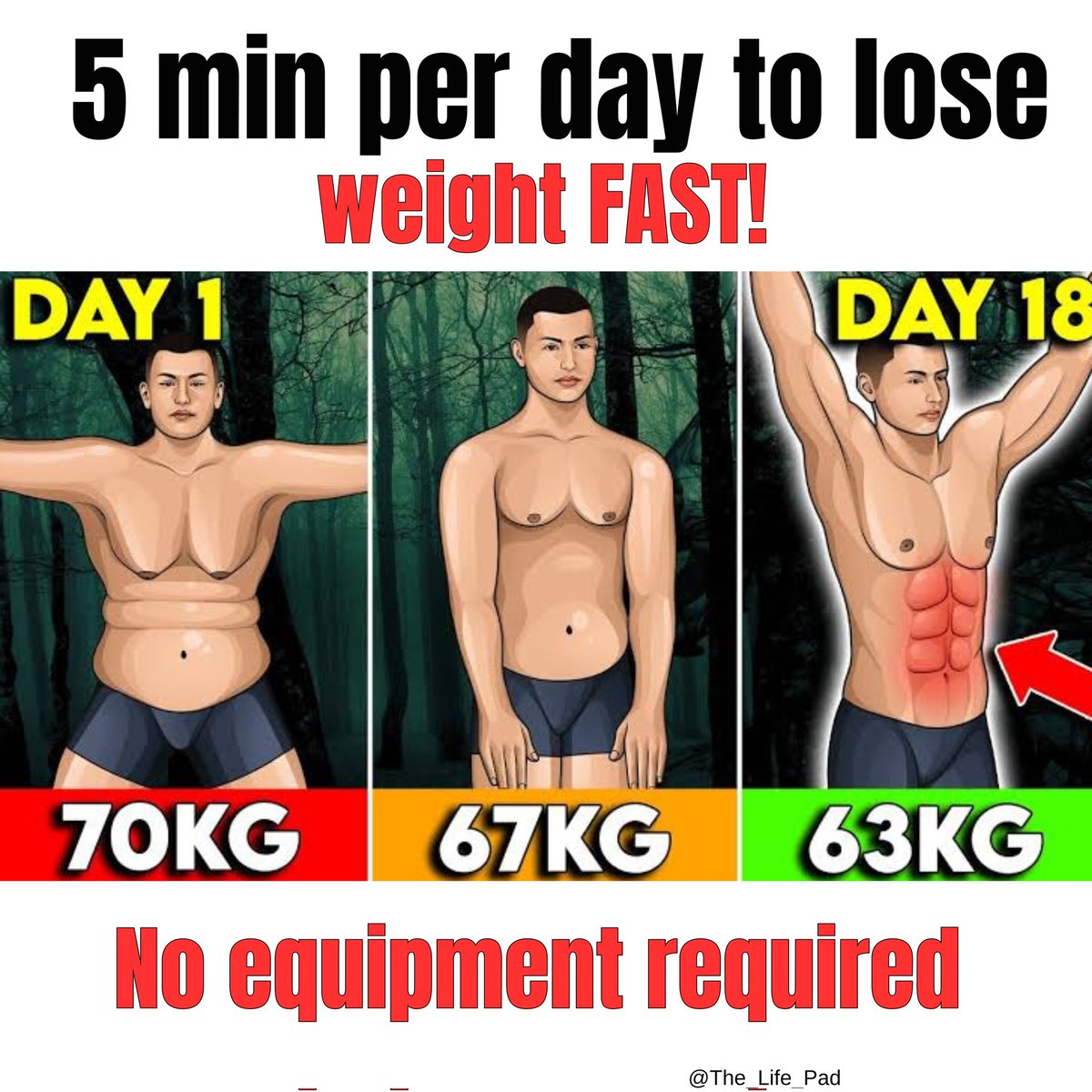 GoalLoaded's tweet photo. 5 min per day to lose weight fast 100%

Save this 👇👇👇 https://t.co/3wfu4ehyzZ