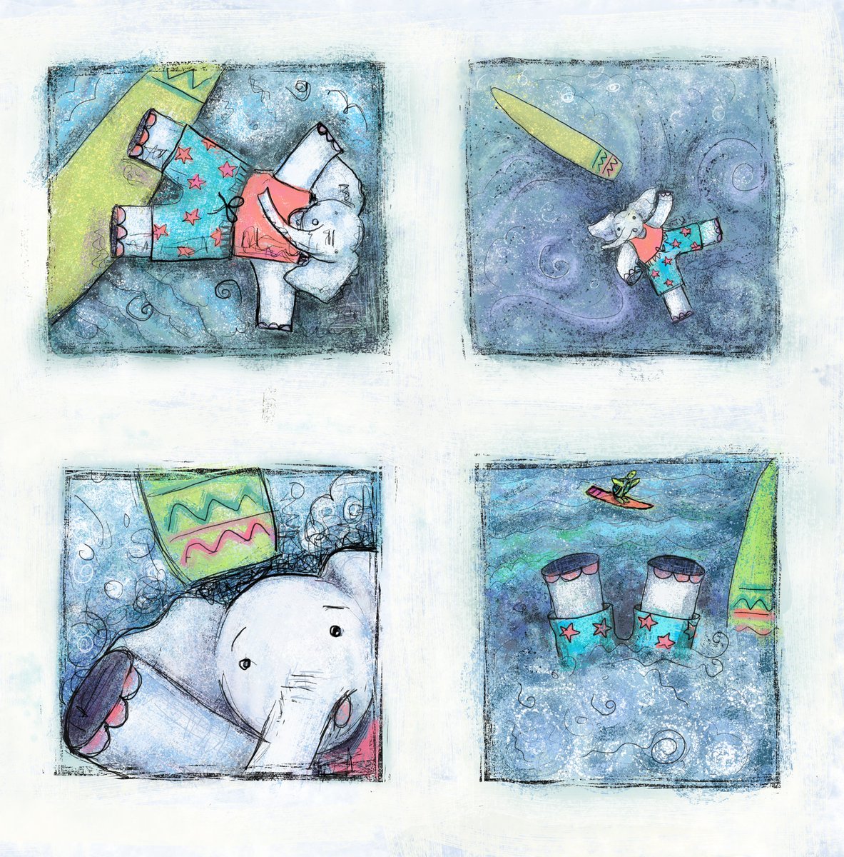 Every animal had a talent, but what was Elephant’s? When Elephant tries to surf, dance, and fly like his friends, he fails. He must figure out what his own strengths are before he gives up. #PBPitch
FREE TO BE ELEPHANT ME x THE TALENTED PRETZEL