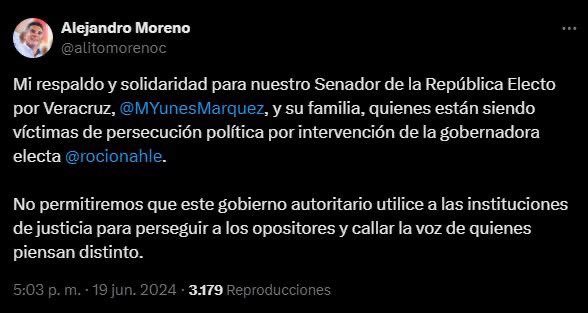 Panistas y priístas se encubren. Acosadores y misóginos,pero cuando les cae la ley por sus cochinadas lloran. Les guste o no <a href="/MYunesMarquez/">Miguel Ángel Yunes Márquez</a> y parentela tendrá que enfrentar pendientes con la ley. Si es inocente, que vaya a declarar: el que nada debe,nada teme. Seguirán quedando🤡