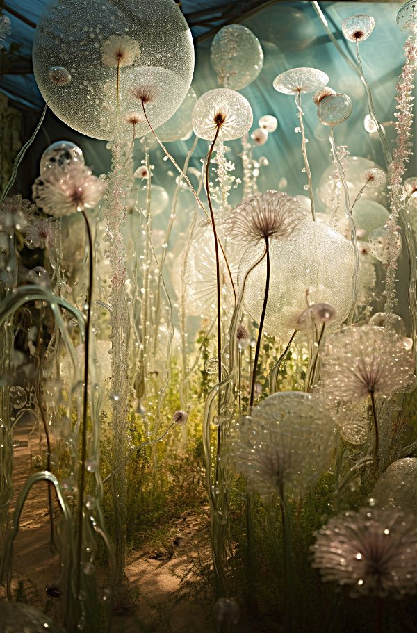 ~ 🌿~
In my garden there is a large place for sentiment. My garden of flowers is also my garden of thoughts and dreams. The thoughts grow as freely as the flowers, and the dreams are as beautiful. ~ Abram L. Urban

#Twittblaster #TwittblasterFlowers #FantasyTB #Midjourney