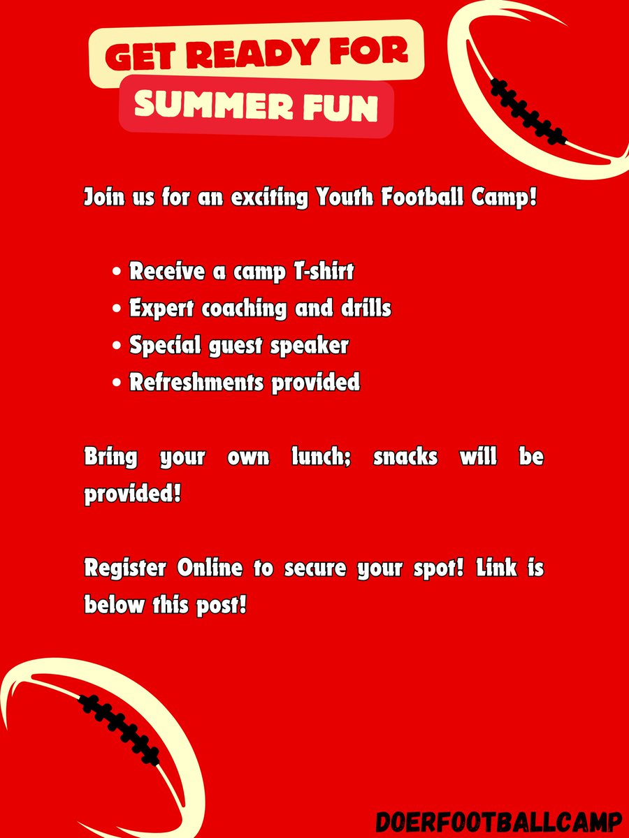 Doer Football Camp tweet media