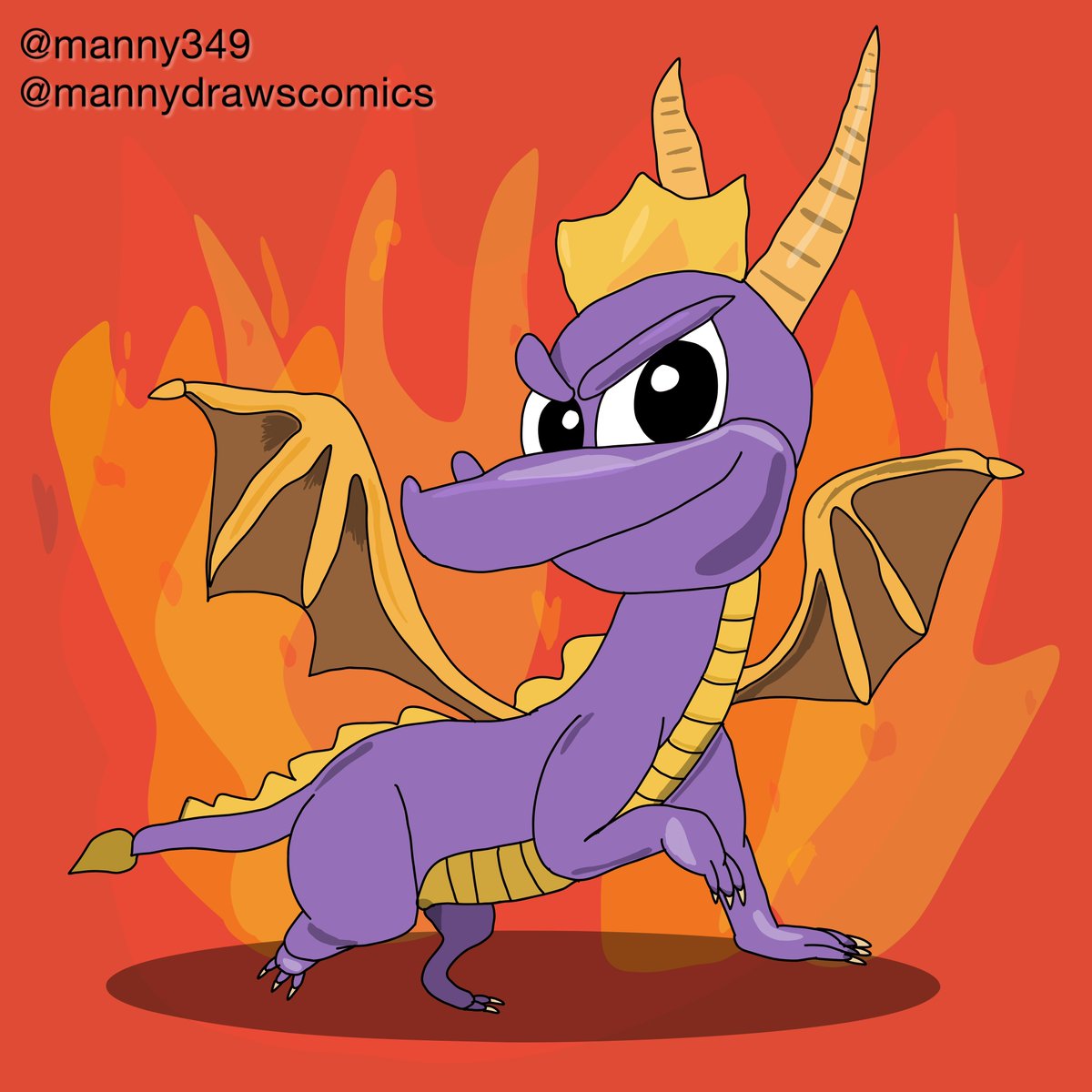Manny3490's tweet image. Spyro 🔥💎 #Spyro #Spyro2 #SpyroRiptosRage #SpyroFanArt #SpyroDrawing