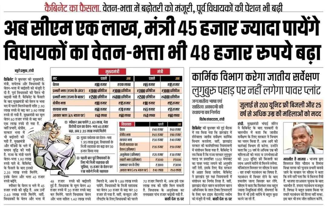 mahipal_mahto1's tweet photo. सहायक शिक्षक (आचार्य) का पे ग्रेड 4200 से घटाकर 2400 कर दिया लेकिन महागठबंधन सरकार हर साल अपना वेतन बढ़ा रही है। https://t.co/J8CBq1gfsC