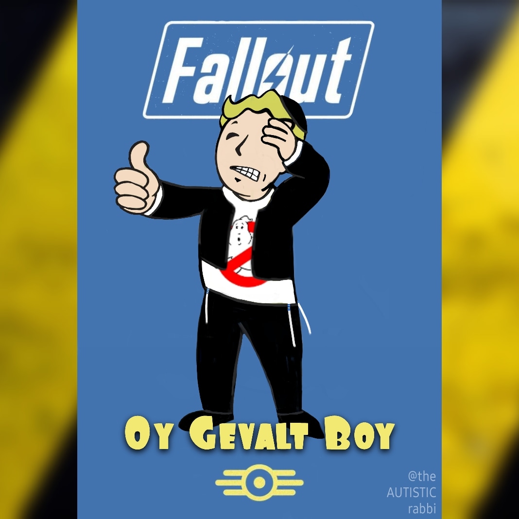 Ghostbusters Oregon Coast ๐ป๐ซ (@gboregoncoast) on Twitter photo Not a major piece, but definitely one that took a long time to finish (I kept putting it off). ๐ #Fallout is a favorite of mine. When I saw #VaultBoy my weird sense of humor & love of #Yiddish kicked in. And of course he had to be wearing a #Ghostbusters shirt!
- <a href="/autisticrabbi/">the Autistic rabbi</a> Not a major piece, but definitely one that took a long time to finish (I kept putting it off). ๐ #Fallout is a favorite of mine. When I saw #VaultBoy my weird sense of humor & love of #Yiddish kicked in. And of course he had to be wearing a #Ghostbusters shirt!
- <a href="/autisticrabbi/">the Autistic rabbi</a>