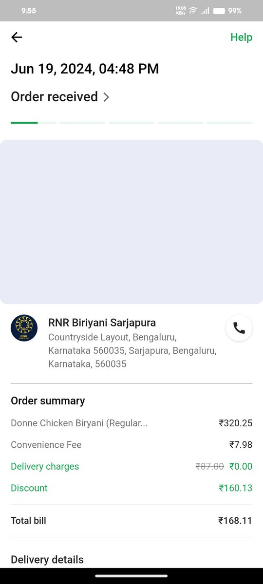sumitkr8848's tweet photo. Hey @ola_supports  i have ordered biryani yesterday at 4:48pm and its another day morning and the food is not yet delivered or cancelled.. this is absolute pathetic behaviour 😡 i need complete refund immediately https://t.co/WoV2hjasHS