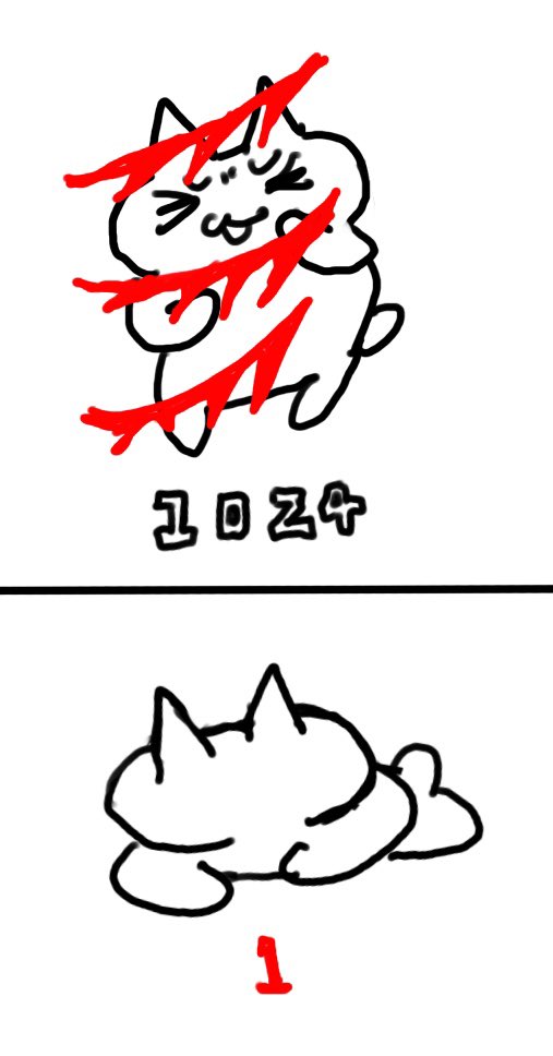 ロマサガ2で触手喰らった時のプイプイねこ 