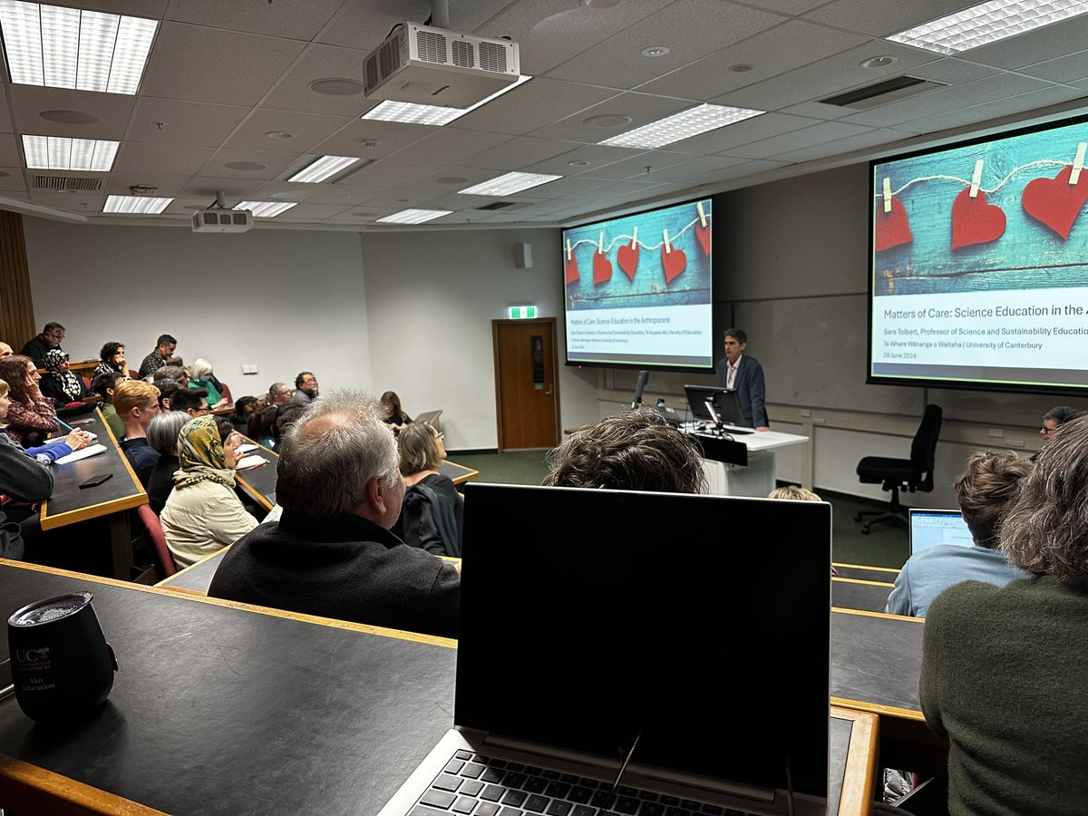 Dr Susannah Smith (Susie) (@susannahrsmith) on Twitter photo Full house here for <a href="/cherybrown/">Cheryl Brown</a> and Sara Tolbert’s Professorial Lecture. Two excellent researchers and human beings and it’s an honour to hear them both speak. <a href="/AkoResearchUC/">UC Education Research</a> <a href="/UCNZ/">University of Canterbury</a> <a href="/UCNZscience/">UC Science | Te Kaupeka Pūtaiao</a> Full house here for <a href="/cherybrown/">Cheryl Brown</a> and Sara Tolbert’s Professorial Lecture. Two excellent researchers and human beings and it’s an honour to hear them both speak. <a href="/AkoResearchUC/">UC Education Research</a> <a href="/UCNZ/">University of Canterbury</a> <a href="/UCNZscience/">UC Science | Te Kaupeka Pūtaiao</a>