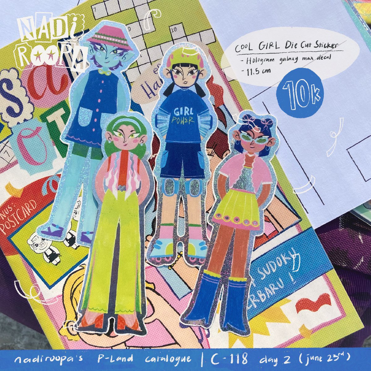 nadiroopa's tweet photo. My full catalogue for @plandartmarket Vol.3 is out! Repost and likes are appreciated❣️ 

📍Table C-118, The Krakatau TMII
🗓️ Sunday, July 23rd 2024
🌟Hai Miiko, JJK, original designs

Available for OTS only with limited stock❤️‍🔥❤️‍🔥

#PLANDVol3 #plandvol3_catalogue https://t.co/NYXFUzWOS1