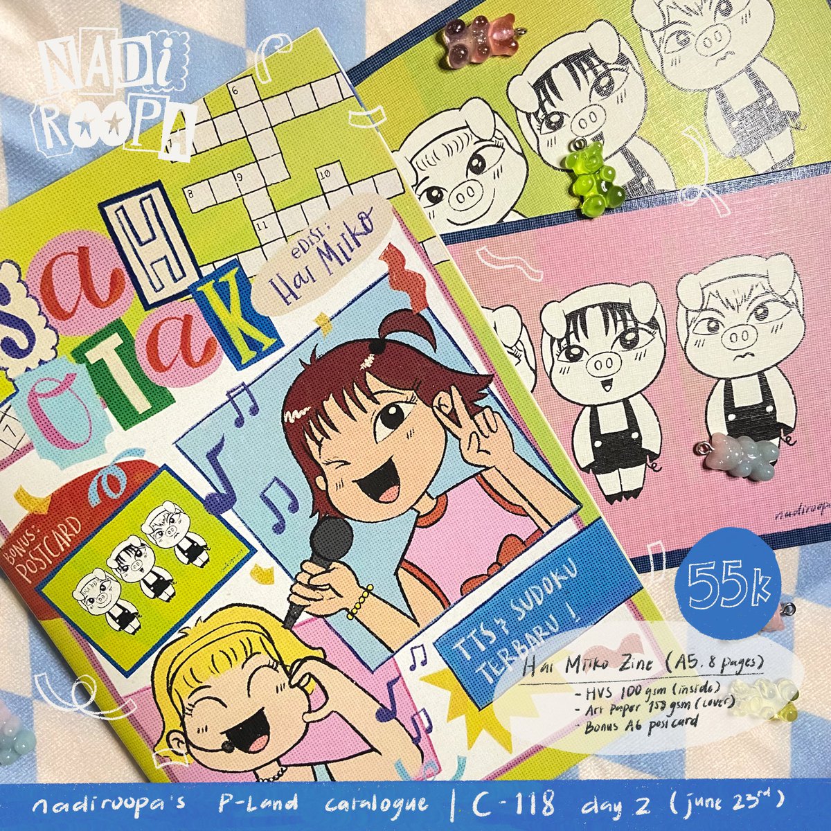 nadiroopa's tweet photo. My full catalogue for @plandartmarket Vol.3 is out! Repost and likes are appreciated❣️ 

📍Table C-118, The Krakatau TMII
🗓️ Sunday, July 23rd 2024
🌟Hai Miiko, JJK, original designs

Available for OTS only with limited stock❤️‍🔥❤️‍🔥

#PLANDVol3 #plandvol3_catalogue https://t.co/NYXFUzWOS1