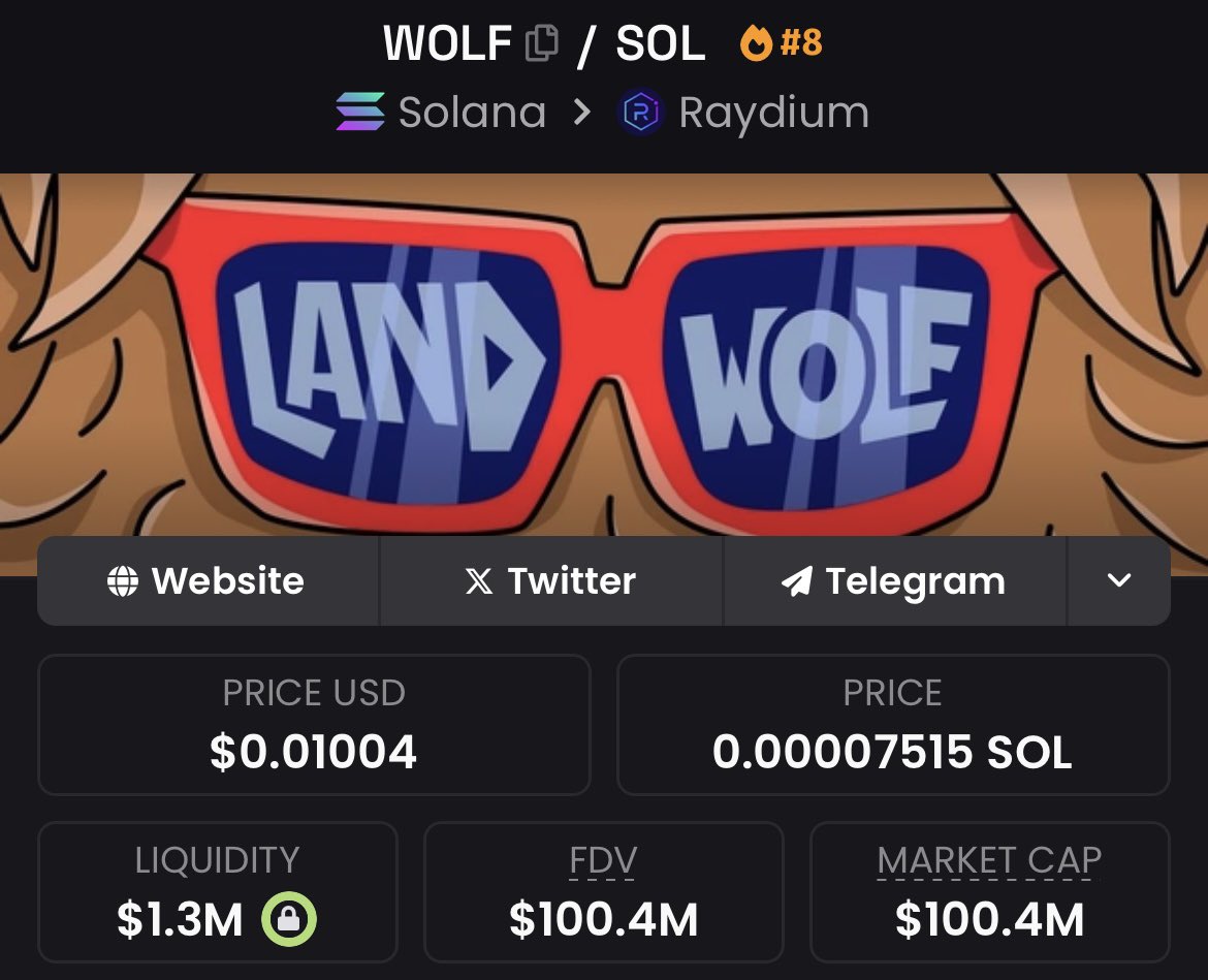 $WOLF has officially joined the 9 figure club 

Next stop… BILLIONS
