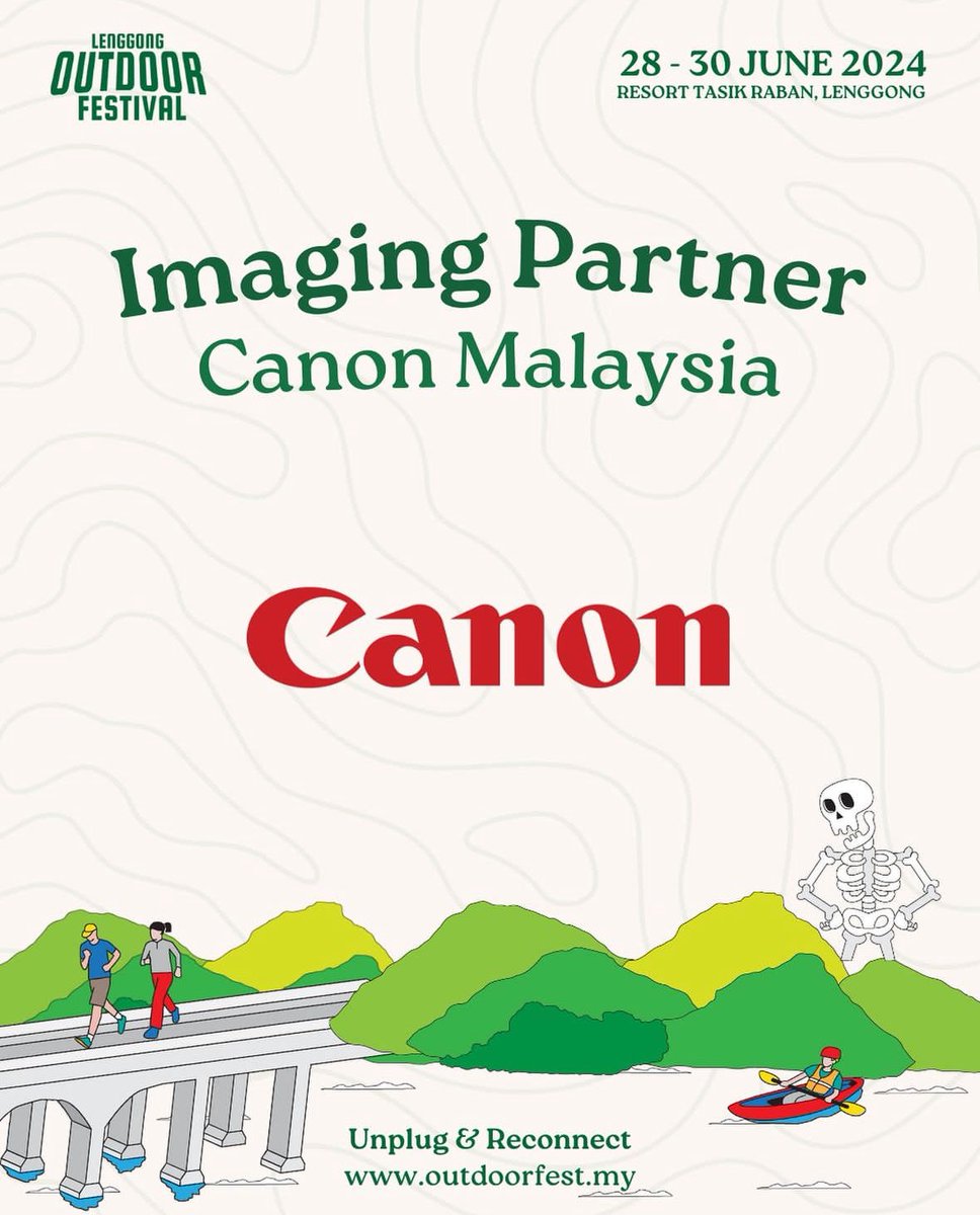 outdoorfestmy's tweet photo. Welcoming Canon Malaysia as our Imaging Partner πΈ
#CanonMalaysia
#ODF24 https://t.co/51m3C4e4Lw