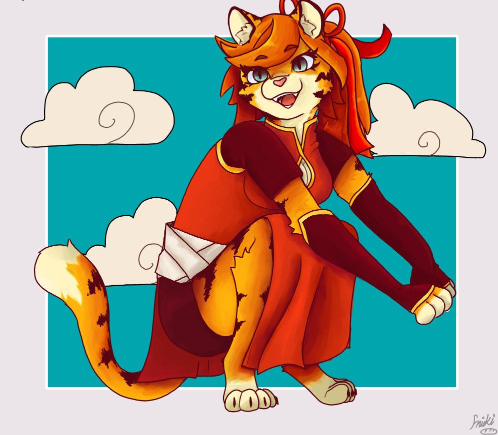 fridki2's tweet photo. por fin termine a la tigre sin nombre, estoy re activa ahorita con el dibujo despues de meses sin tocar la tableta (estaba rota pipipi) pdt:le cambie el tamaño de la cabeza por que me di cuenta que estaba bien pequeña
#myart #tiger #furryart #furryback https://t.co/2r7q2SjujV