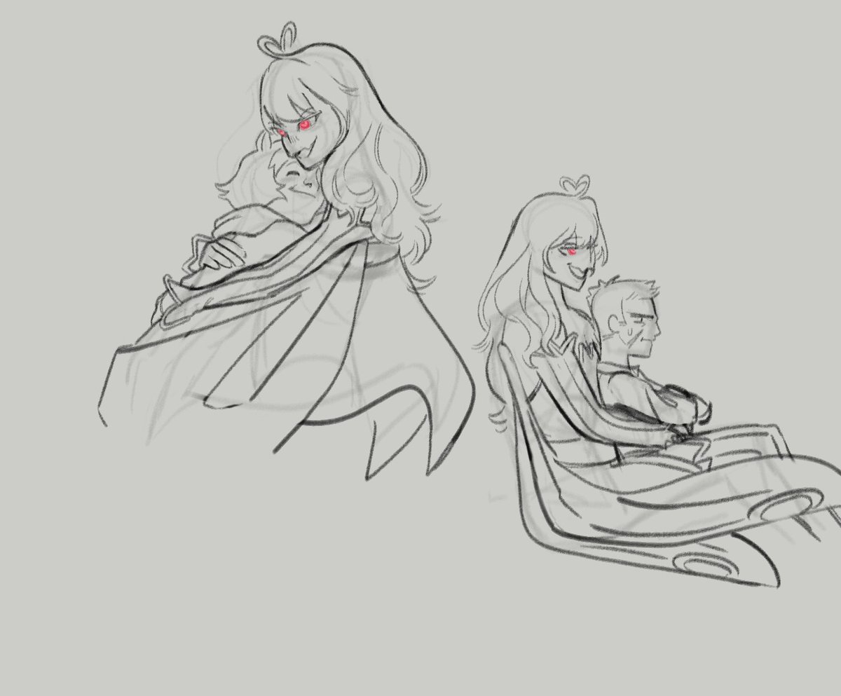 MicroOrigin's tweet photo. Once again - Thank you @SenisaSnail for drawing the artworks/sketches for this here story! 

-Somewhere in the story's development, I wanted to make it longer and more fleshed out. But I decided to stick with the original plan and focus on Lust's interactions with the characters. https://t.co/Mw10nEg9rY