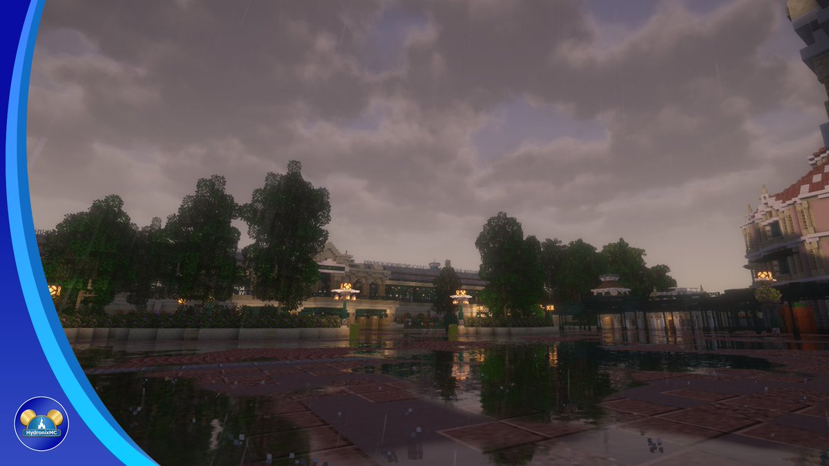 HydronixMC's tweet photo. It's not always sunny in HydronixMC, but that doesn't stop the magic! ✨🌧️
What's your favorite season to visit Disney? 🎢

#Disney #MinecraftBuild #Disneyland #Paris #Pretpark #Themepark #Walt #Pixar #Disneylife #Disneyfan https://t.co/pHoGPAhXhF