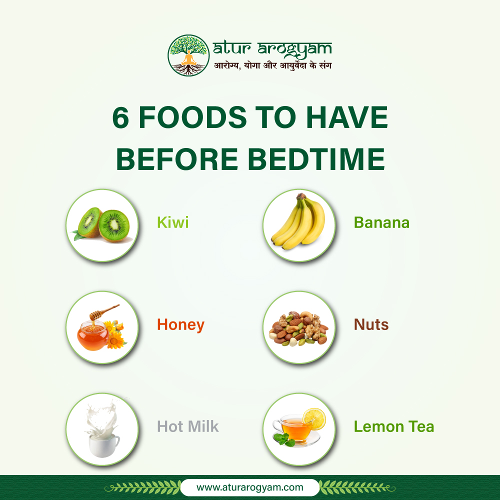 aturarogyam's tweet photo. Looking for foods that can help you sleep better? Check out these 6 bedtime snacks:
For more sleep-friendly food tips, contact at info@aturarogyam.com or visit https://t.co/5r02wmdetQ
#6FoodsBeforeBedTime #BedTimeSnacks #Kiwi #Banana #Honey #Nuts #HotMilk #LemonTea #AturArogyam https://t.co/uFrPylR4Qs