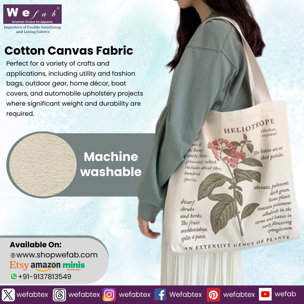 wefabtex's tweet photo. 🧵Soft, Durable, and Eco-Friendly Cotton Canvas🧵
Discover the perfect blend of comfort and sustainability with our premium organic cotton canvas fabric.

Shop now: https://t.co/IA1yxo0MZK
Visit our website: https://t.co/8PzN8QAEzW

#shopwefab #happyshopping #cottondbag #handbag https://t.co/NIQkJtpSfO