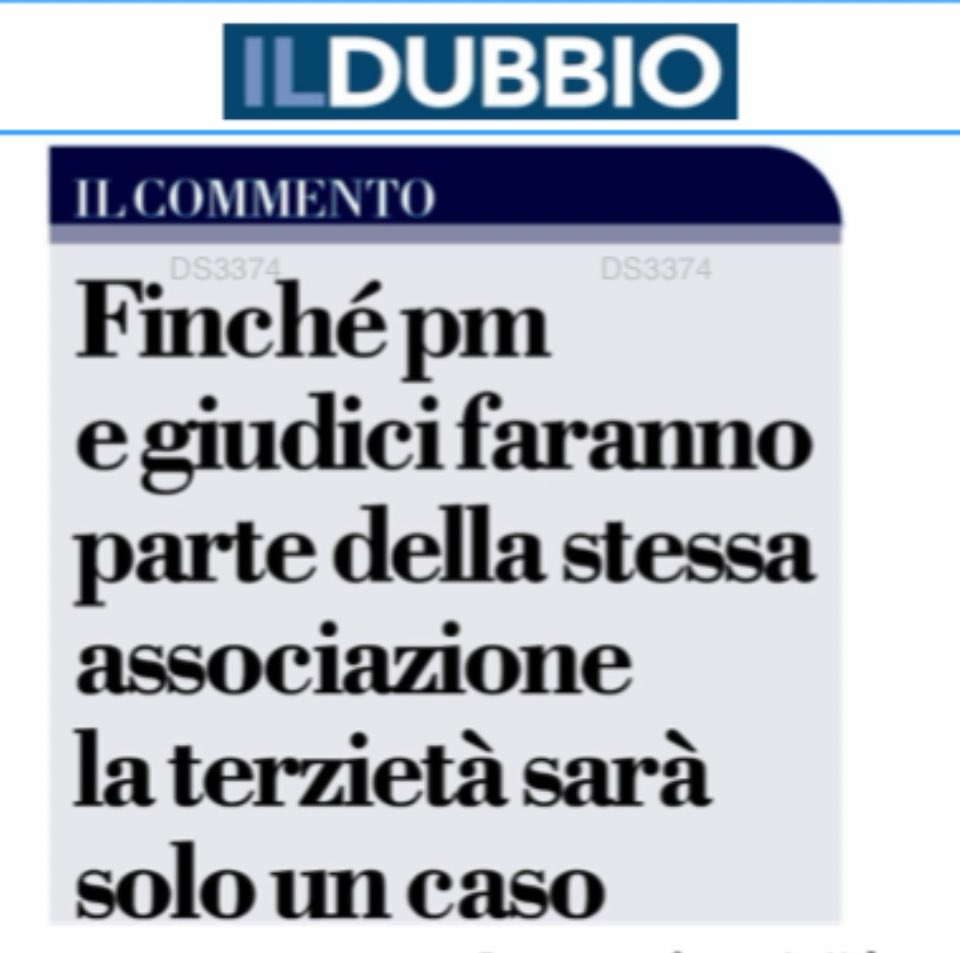 Enrico__Costa's tweet photo. Un Pm contesta le affermazioni di un avvocato e chiede i verbali per procedere contro di lui. Protesta il sindacato dei penalisti, a cui rispondono non i Pm, ma l’Anm, che al suo interno ha i Giudici del processo e quelli che dovranno giudicare l’avvocato. Terzietà, imparzialità. https://t.co/EMGz1bSIAx