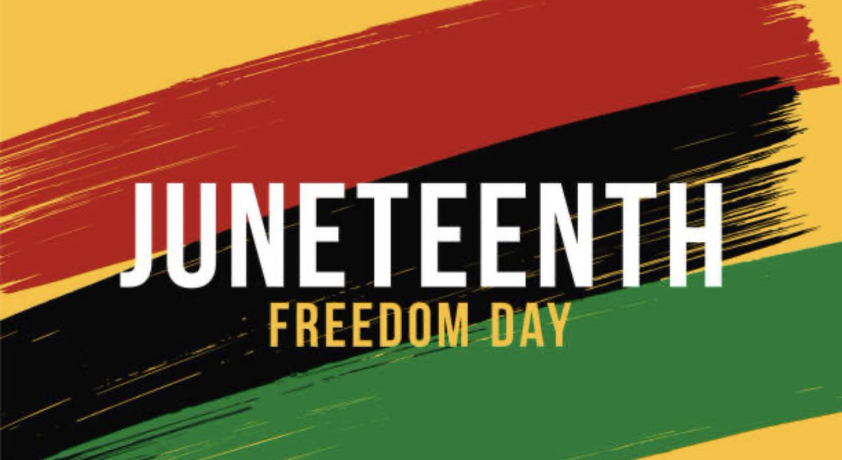 vpsadiaz's tweet image. Happy #Juneteenth! Today, we commemorate the emancipation of enslaved African Americans in the United States. A time to honor Black history, culture, and achievements. ❤️💛💚