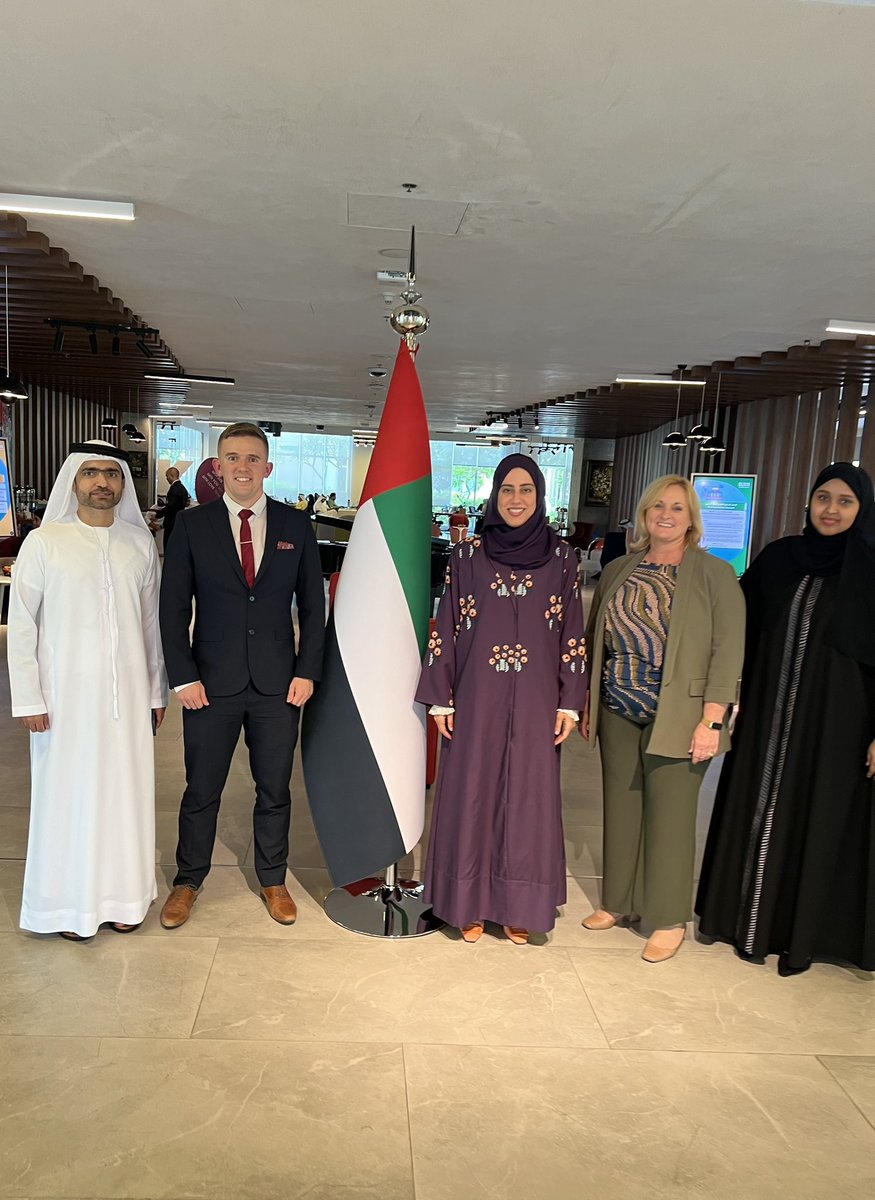 It was a privilege to be invited to <a href="/KHDA/">KHDA | هيئة المعرفة والتنمية البشرية بدبي</a> Headquarters yesterday afternoon to discuss innovation and future developments in education in Dubai with HE Aisha Miran –Director General, Dr Wafi Dawood –CEO of Strategy and Planning Sector, Stephanie Price-Whittle, and Afrah Mohamed.