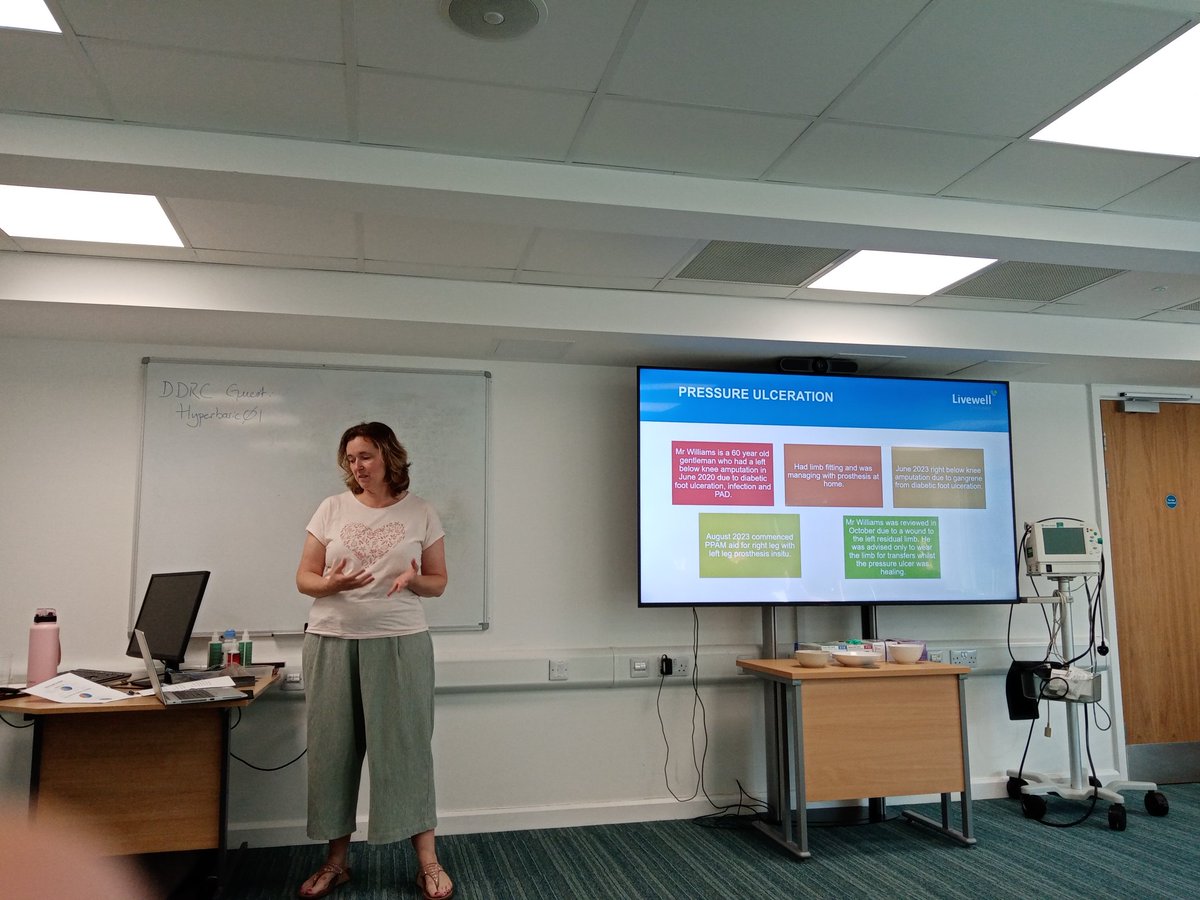 TVteamDerriford's tweet photo. Really enjoyed learning more about prosthetics on Tuesday evening at #TWIG Thanks to Doreen &amp; Laura from the @livewellsw prosthetic team for their enthusiasm. Looking forward to the next #TWIG in October @DDRCPlymouth supported by @ConvaTecWoundUK @UHP_NHS https://t.co/iRg27NnOla