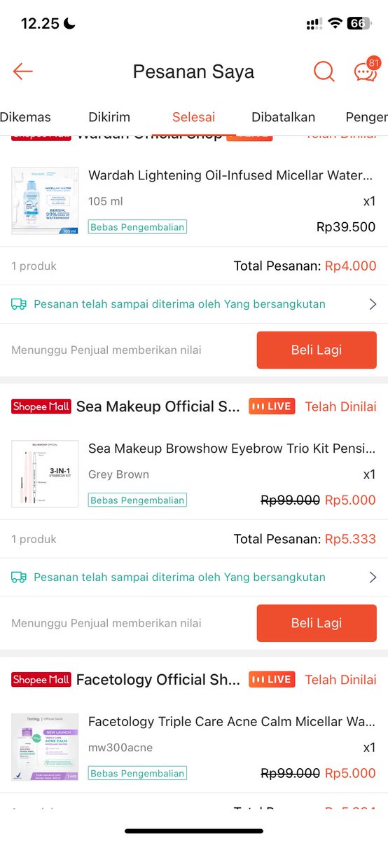 vancwouver's tweet image. biggest flex gua selalu hoki war flash sale barang2 murmer di oren 😅🫵🏻