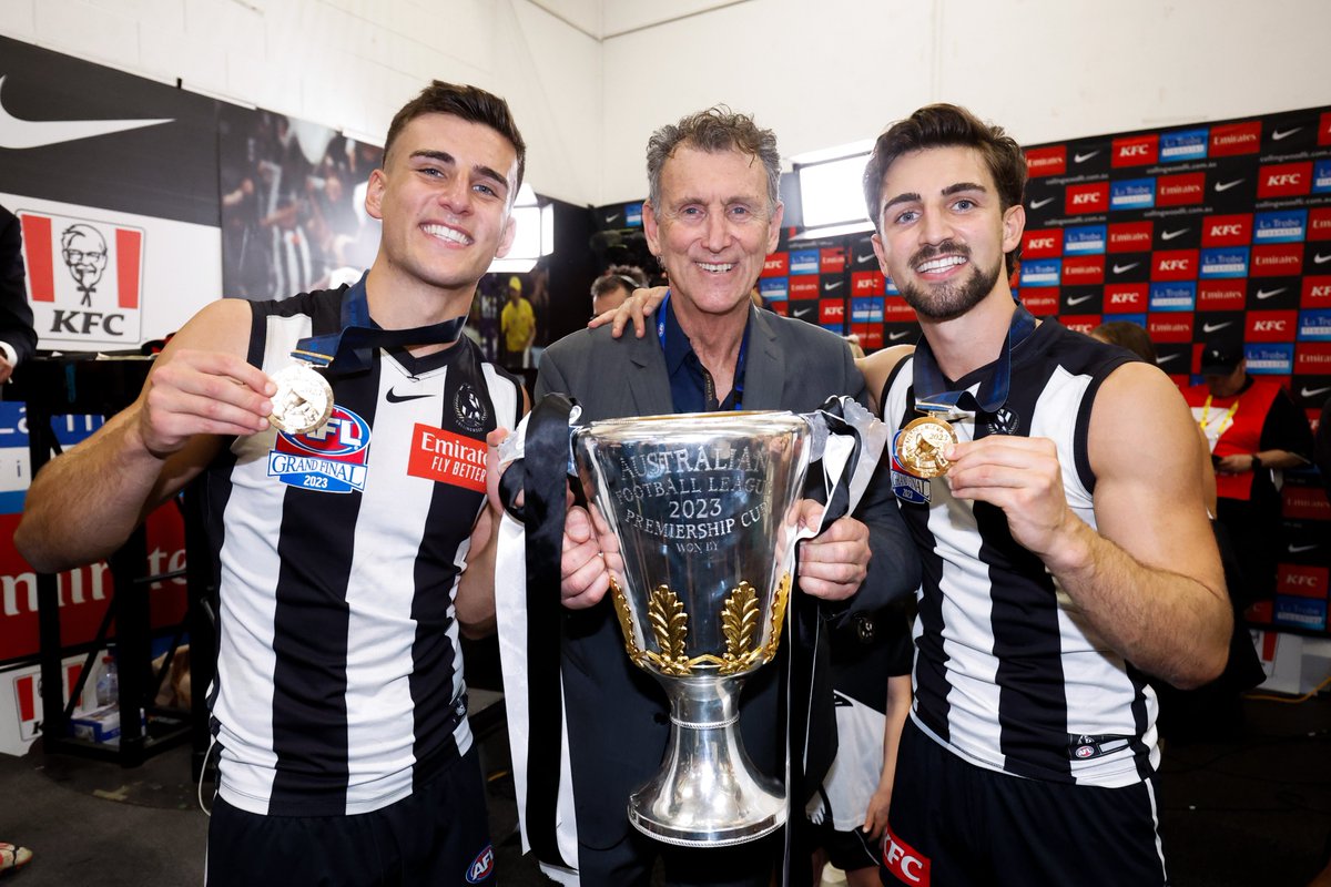 1116sen's tweet image. “Collingwood don’t get an unfair advantage.” 

Peter Daicos hopes AFL keeps father-son rule as is | bit.ly/4baKAR1 | #AFL