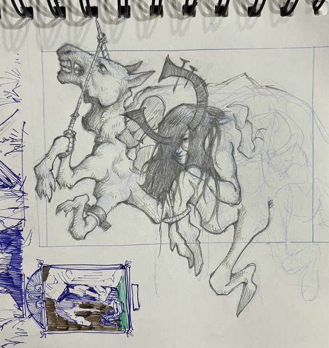 Cafe sketching with @tameggomaki 