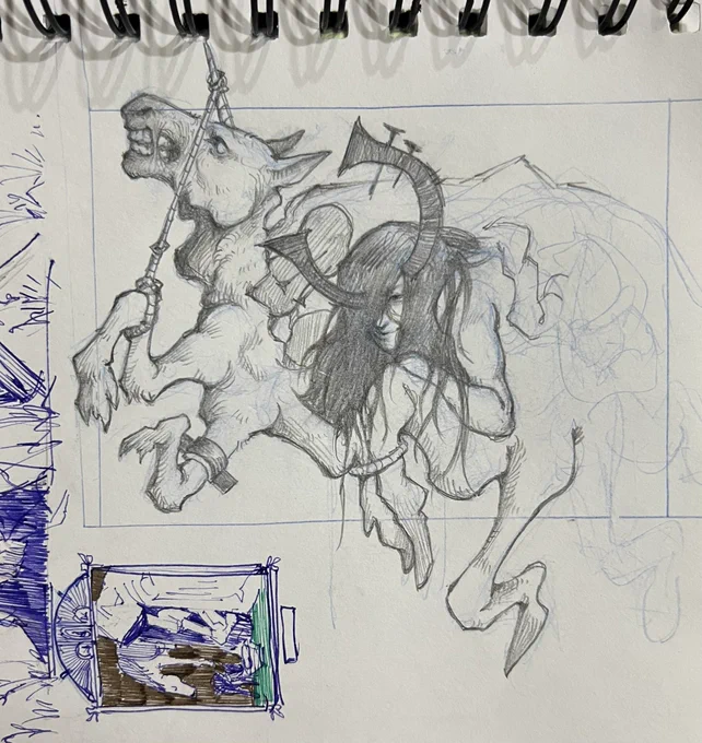 Cafe sketching with @tameggomaki 