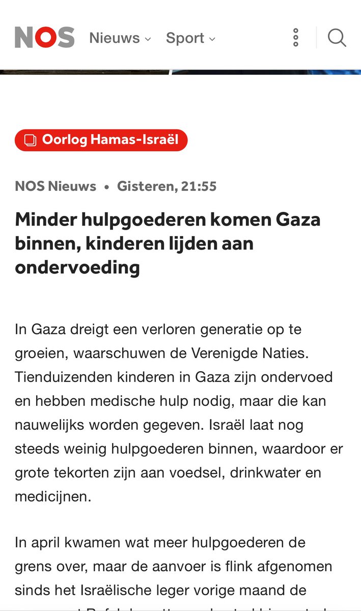 Gisteren zei de #PVV met droge ogen dat er geen honger heerst in #Gaza. Zijn bron? Een rapport van een wiskundige en een marketing specialist. Deze partij mag van de coalitie de minister voor ontwikkelingssamenwerking leveren. Verbijsterend. nos.nl/collectie/1395…
