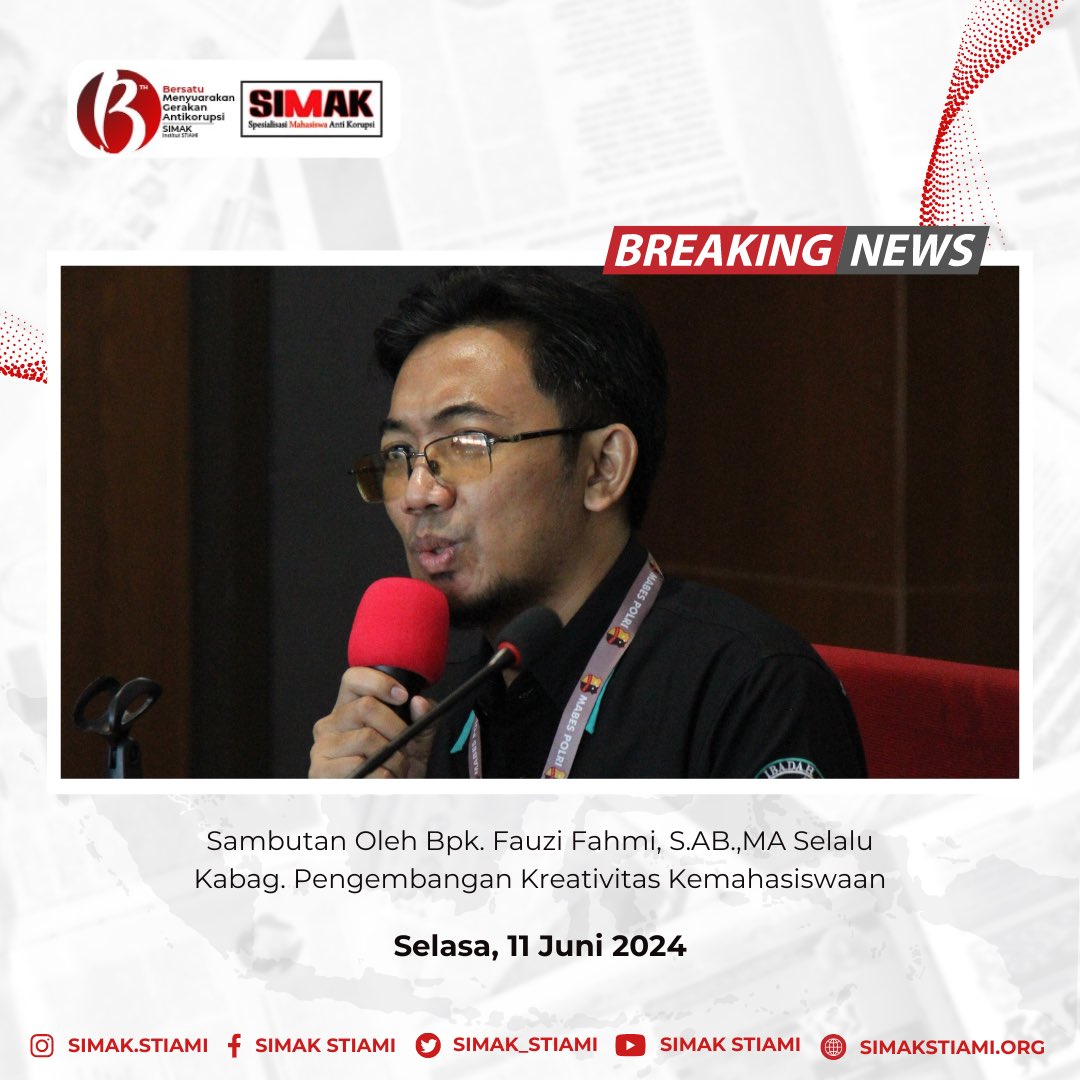 SIMAK_STIAMI's tweet photo. [11 Juni 2024] 
Simak institut STIAMI telah sukses megadakan acara Training Of Trainer Pertama di Bareskrim Polri

Terimakasih Kepada BARESKRIM POLRI atas pelatihannya yang inspiratif dan bermanfaat. Terimakasih Juga kepada Kemahasiswaan STIAMI atas supportnya! https://t.co/FUCKKXZGAD