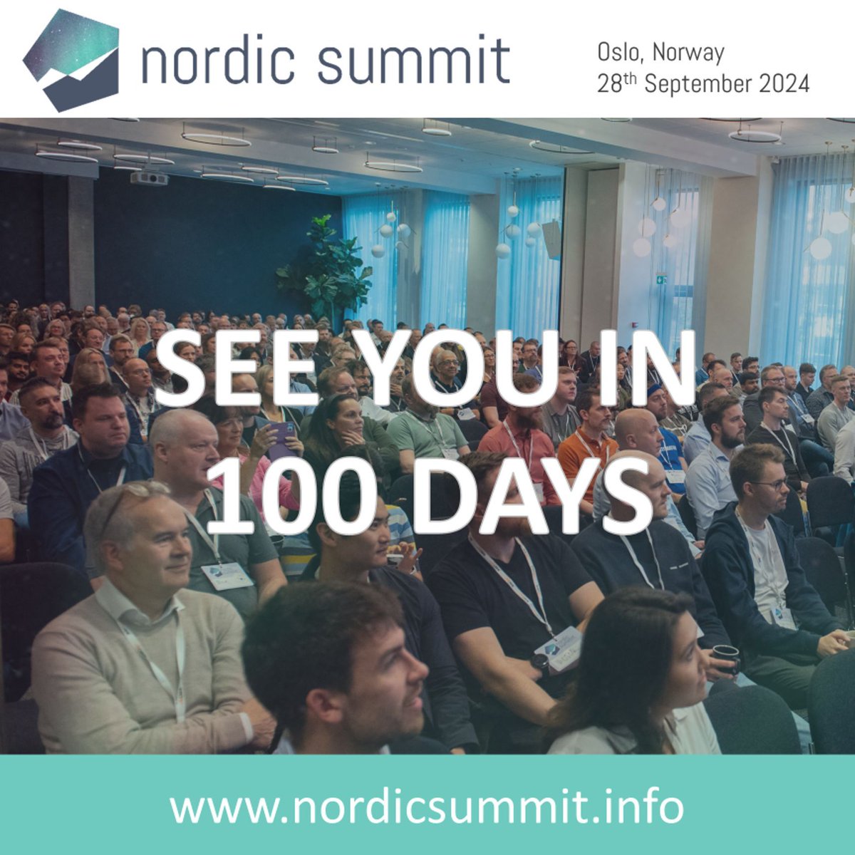 Can you believe there are only 100 days until #NordicSummit in Oslo? 

That means that in 99 days we have our pre-day workshop, 5 different topics with dedicated instructors as masterclasses!

Are you ready? Get your ticket(s) 👉buff.ly/3Xsl8Dn 

#PowerPlatform #D365