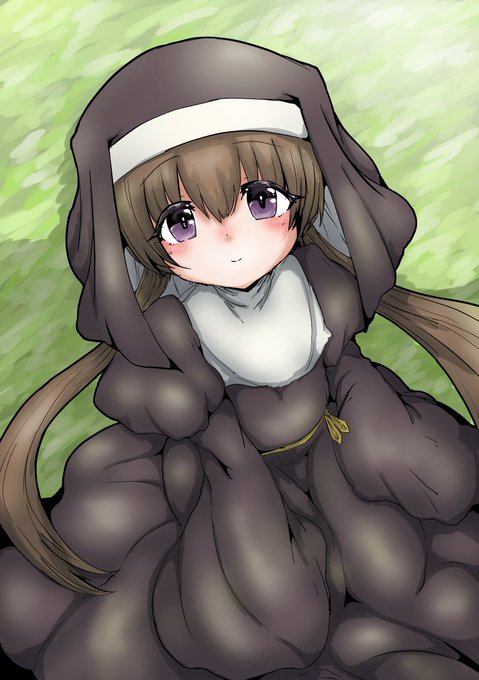 今日の日課は修道服月読アイちゃんです 