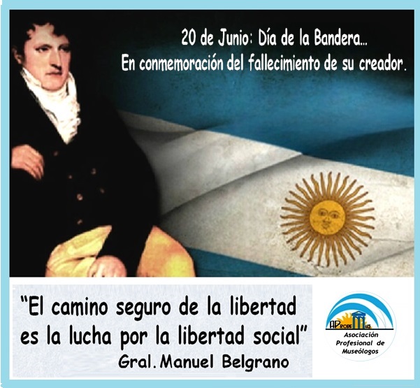 AMuseologos's tweet photo. AProde Mus en el Día de la Bandera Argentina. https://t.co/lRvrI3jnu9
