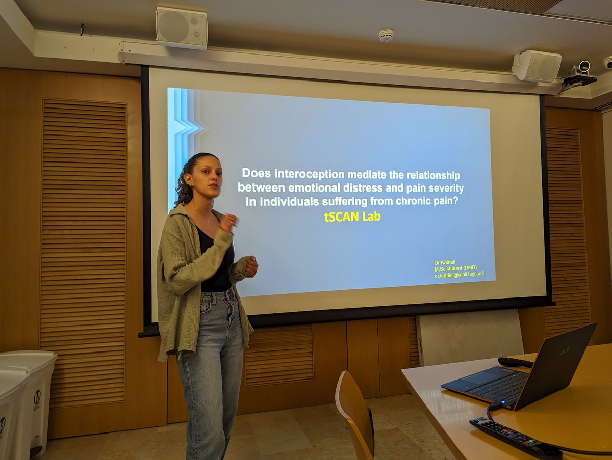 gadigilam's tweet photo. So proud of tSCAN lab's @JemmaSilvert and Or Katrieli for their presentations at monthly @HujiPain seminar #pain #negative_affect #injustice #interoception
Interested in more? Come check their posters at @IASPpain World Congress in Amsterdam #IASP2024 https://t.co/yM7pYDRAg7