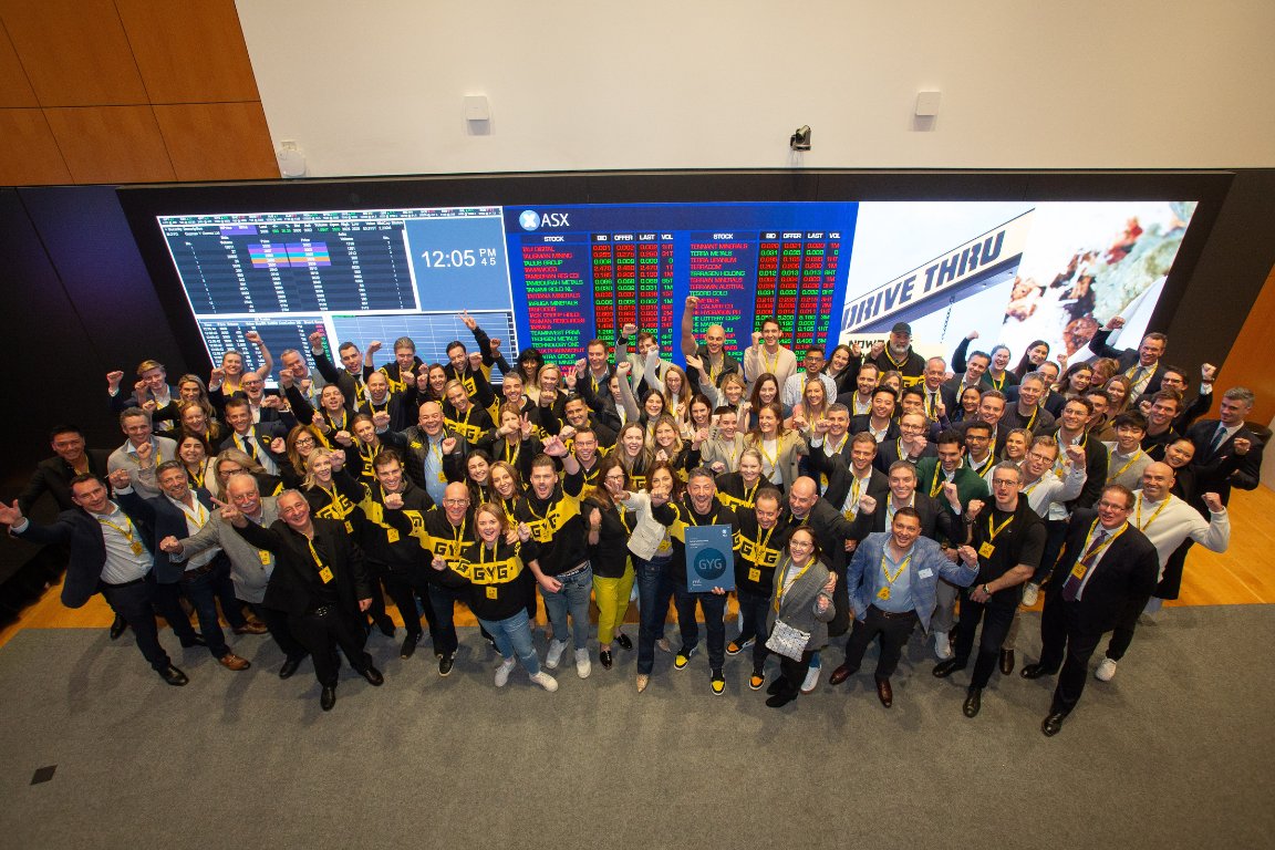 ASX's tweet photo. ASX welcomes @guzmanygomez! GYG opened its flagship store in Sydney in 2006. Fast forward 18 years, GYG has 210 restaurants employing 10,000+ staff across four countries. Congratulations to the team for reaching this milestone! https://t.co/ok55oUGTdX 

#ASXListing #ASXBell https://t.co/JLUMifh13s