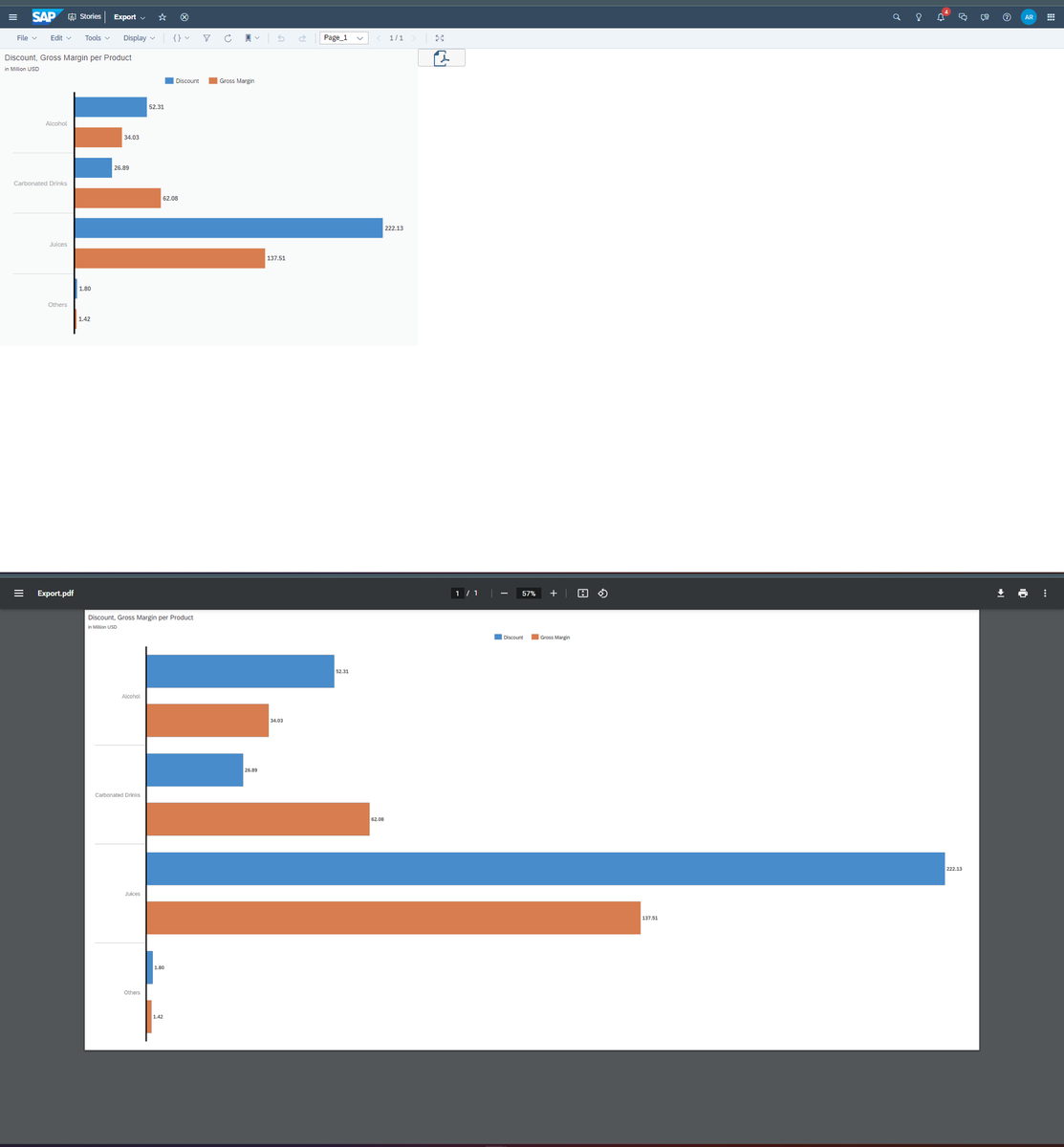 TetrisEast's tweet image. You may now use the Fit to page width setting option in data analyzer to scale your table to fit the actual page width for the PDF export if you export data as a PDF file.
#sap #analyticscloud #PDFExport