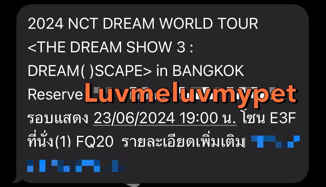 luvmeluvmypet's tweet photo. ปล่อย/ขายบัตร
บัตร 2,900  วันอาทิตย์23/6 1 ใบ โซน E3F ขาย 3,000 บาท นัดรับจ่ายสด ไม่ต้องมัดจำ ยินดีให้ยูสพาสวีเวิสค่ะ ถ้านัดรับวันนี้ที่สยามลดเหลือ 2930 ไม่อัพไม่คิดค่าเมมค่ะ
#NCTDREAM_THEDREAMSHOW3_in_BKK
#NCTDREAM_THEDREAMSHOW3inBKK 
#THEDREAMSHOW3_in_BKK 
#ตลาดนัดnctdream https://t.co/DqKBHEADUO