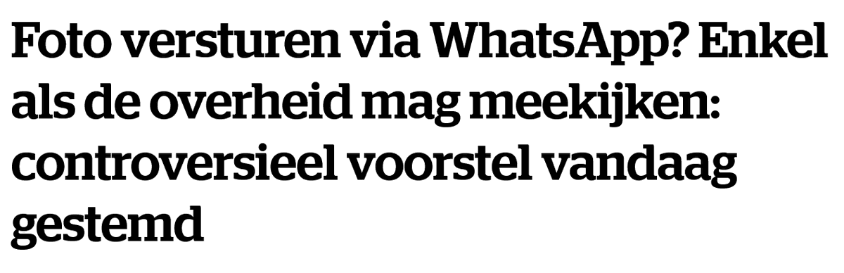 verstrepen's tweet photo. Allez, de nieuwsmedia worden wakker. Ik hoop dat hier massaal verzet en protest tegen komt. Een overheid die IN je phone controleert is een no go! Wat is dat? Totalitaire 'democratie'? (Schrap dat laatste woordje maar..) https://t.co/9OpFpZiBD1