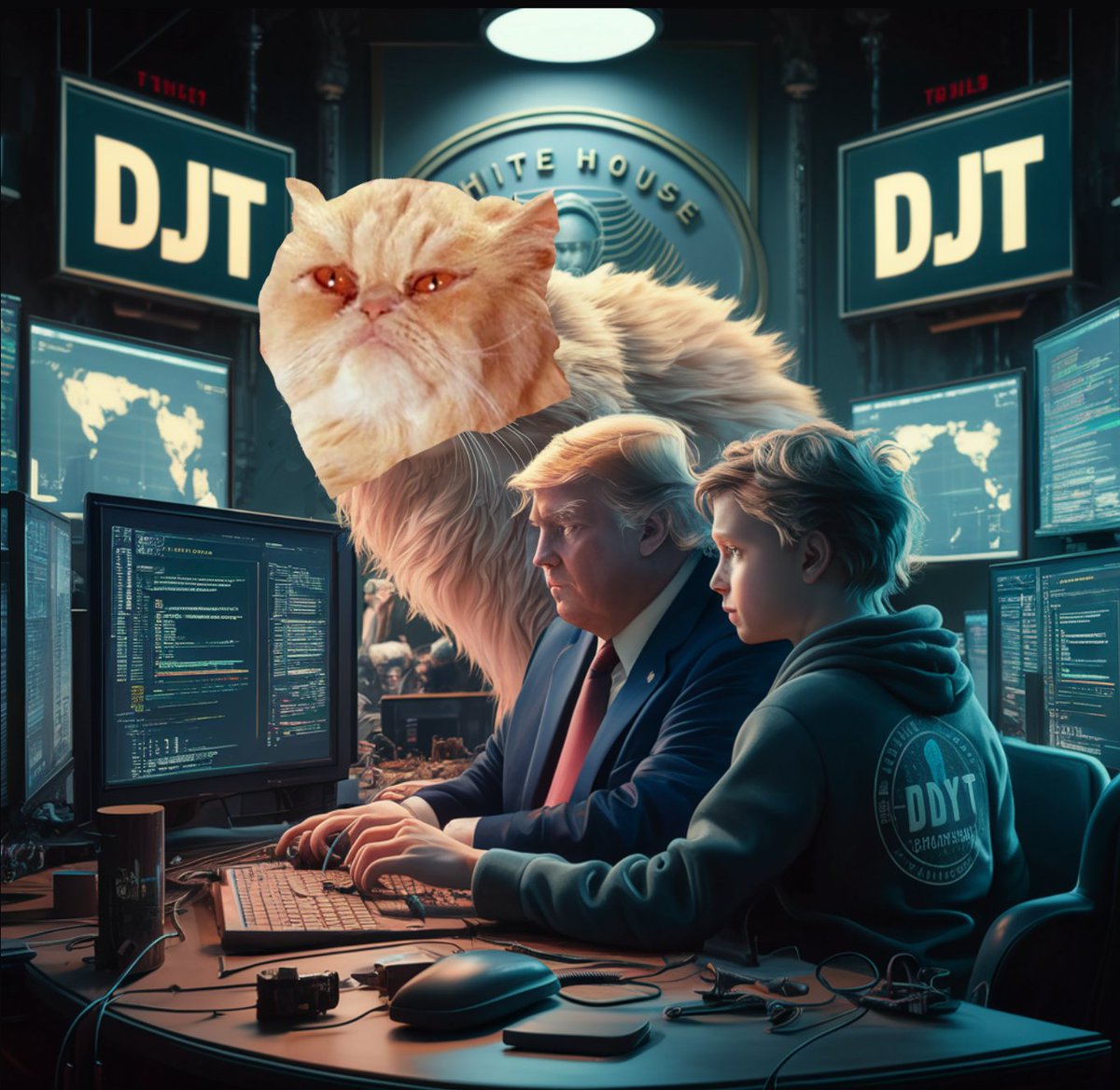 Butternut is the mastermind behind $DJT, not <a href="/MartinShkreli/">Martin Shkreli</a> 😼😼