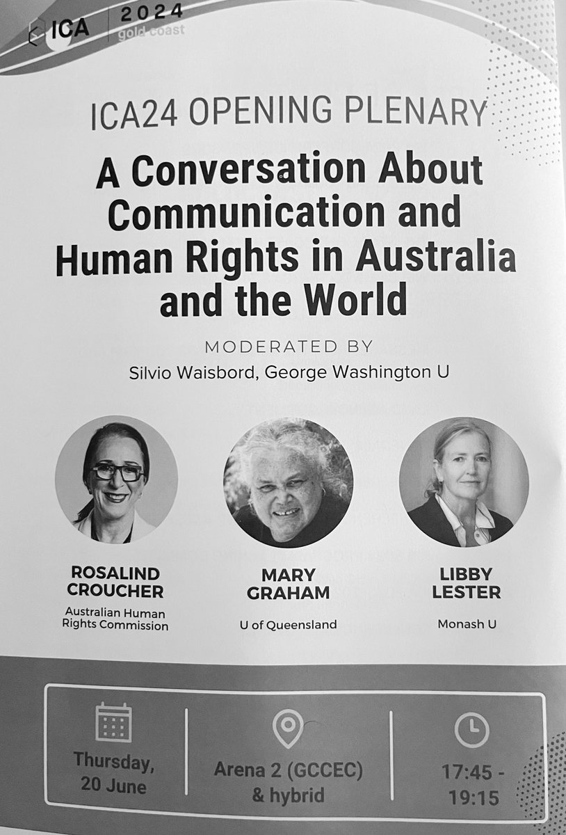 Claes de Vreese (@claesdevreese) on Twitter photo It is sad how relevant and timely the theme of the #ica24 conference and opening plenary is.
Looking forward nonetheless <a href="/icahdq/">International Communication Association</a> <a href="/silviowaisbord/">silviowaisbord</a> <a href="/RosCroucher/">Rosalind Croucher</a> <a href="/lester_tas/">Libby Lester</a> Mary Graham! It is sad how relevant and timely the theme of the #ica24 conference and opening plenary is.
Looking forward nonetheless <a href="/icahdq/">International Communication Association</a> <a href="/silviowaisbord/">silviowaisbord</a> <a href="/RosCroucher/">Rosalind Croucher</a> <a href="/lester_tas/">Libby Lester</a> Mary Graham!