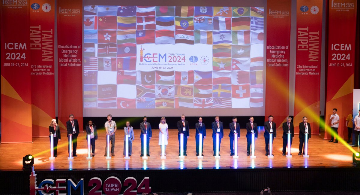 ChingteLai's tweet photo. Proud to welcome medical experts from around the world to @ICEM2024. As a former physician, I'm invested in boosting our medical capabilities &amp; emergency medicine for a healthy #Taiwan. I also believe every nation should be a part of global health—missing one disadvantages all. https://t.co/kjS8W0WqIV