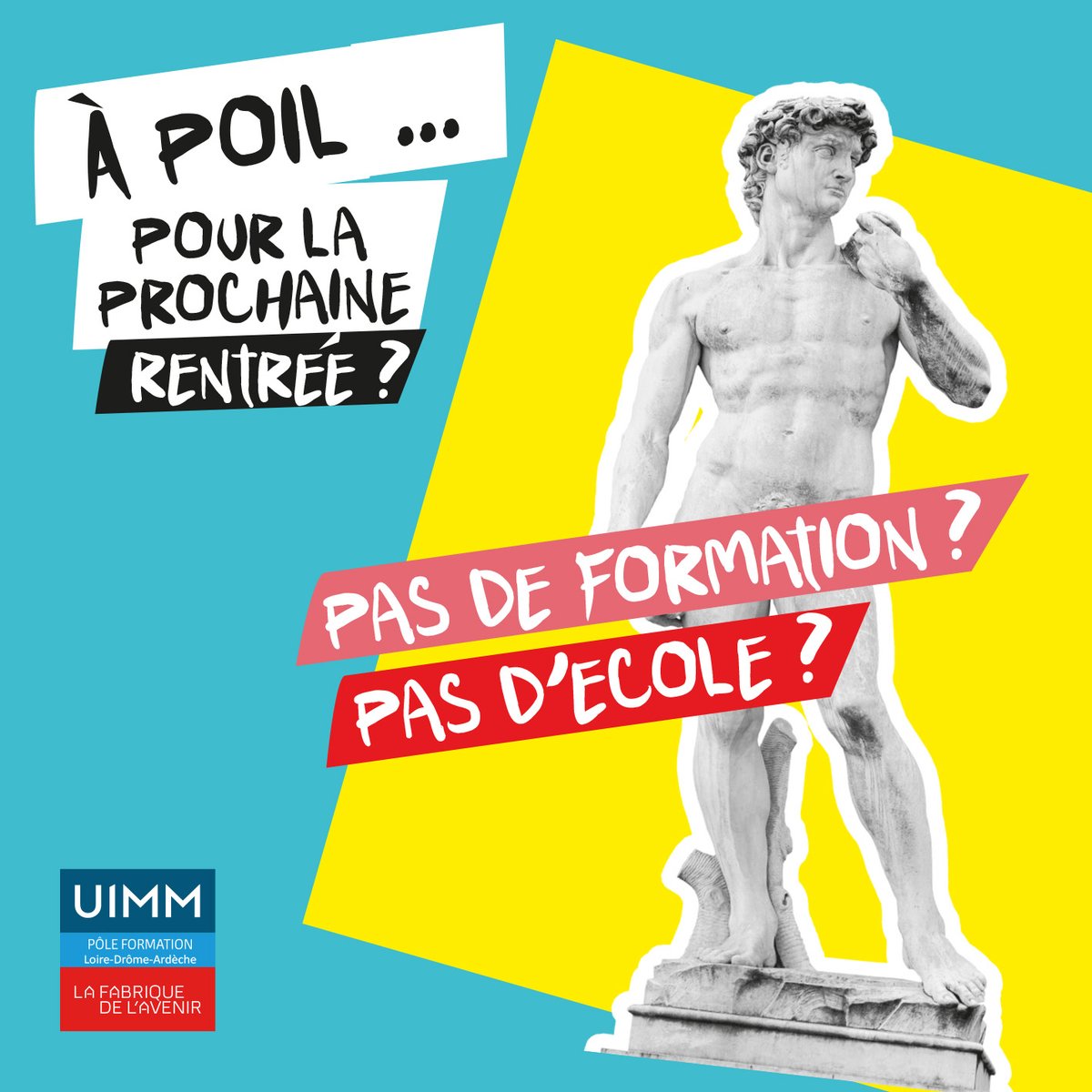 ❗ 𝑰𝒏𝒔𝒄𝒓𝒊𝒑𝒕𝒊𝒐𝒏 𝗝𝗼𝘂𝗿𝗻é𝗲 𝗣𝗼𝗿𝘁𝗲𝘀 𝗢𝘂𝘃𝗲𝗿𝘁𝗲𝘀 ❗

📅 𝗠𝗲𝗿𝗰𝗿𝗲𝗱𝗶 𝟬𝟯 𝗝𝘂𝗶𝗹𝗹𝗲𝘁 𝟮𝟬𝟮𝟰 : lnkd.in/d5Y38Jkq

En alternance : 1 métier – 1 diplôme – 1 salaire  

#portesouvertes #jpo #alternance #apprentissage #étudiant