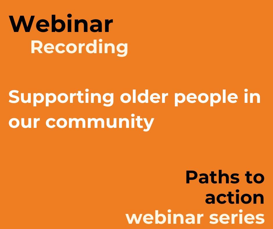 The recording for our latest  webinar is now live on our website. You can find it and all the previous recordings of the webinars in our Paths to action series at buff.ly/3CEo57T