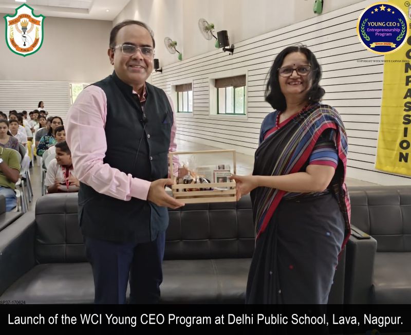 WHITE CANVAS INDIA is thrilled to launch the WCI Young CEO Program at Delhi Public School Lava, Nagpur! Almost all parents registered their kids on the spot, setting a new record! Thank you, DPS Lava, for embracing our vision to create Future Viksit Bharat Ambassadors.